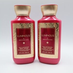Bath & Body Works Luminous Daily Body Lotion 8oz Set of 2